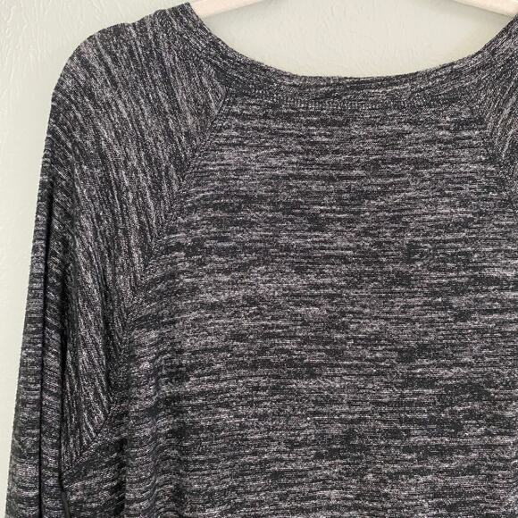 Banana Republic Heather Gray Ruched Side Long Sleeve Maternity Body Con Dress - Picture 7 of 9